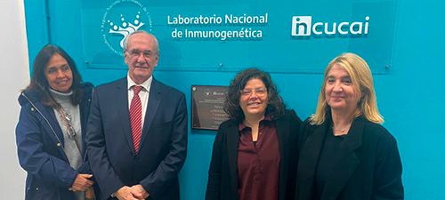 Inauguración del Laboratorio Nacional de Inmunogenética del INCUCAI.